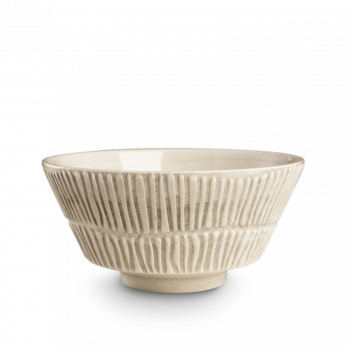 Mateus skål stripes 16cm sand