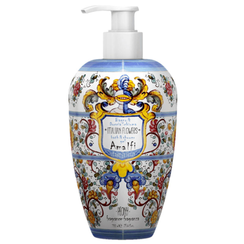 Duschtvål Amalfi Peony på 700ml från Saponi.