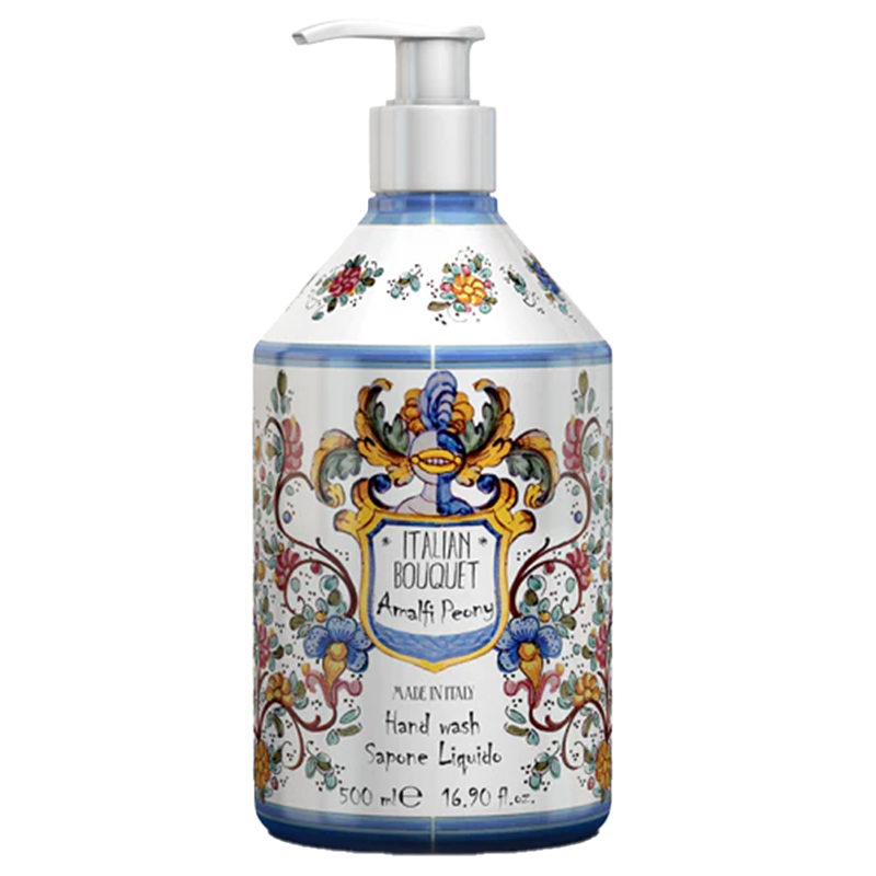 Handtvål Amalfi Peony på 500ml från Saponi.