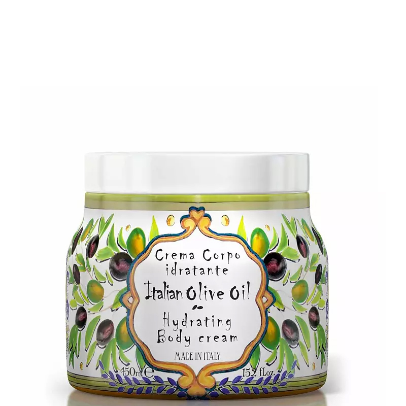 Body cream Italian olive på 450ml från Saponi