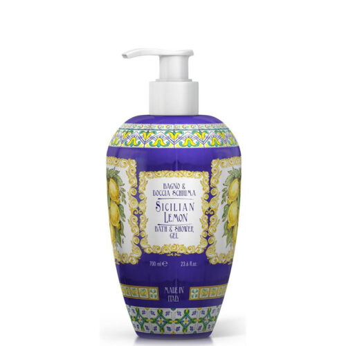 Duschtvål Sicilian Lemon på 700ml från Saponi med italiensk design.
