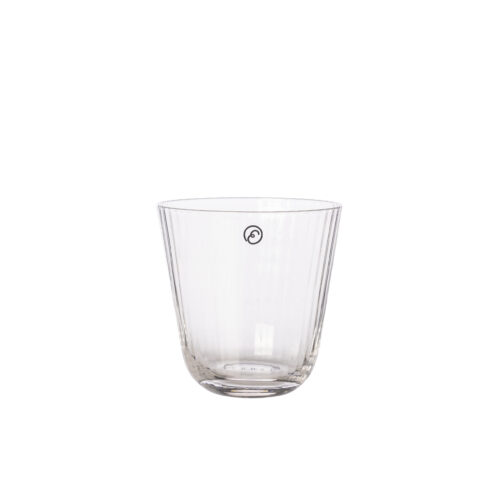 Räfflat dricksglas på 8cm från ERNST.