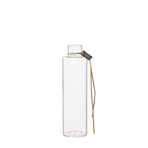 Långsmal glasvas på 18cm från ERNST.