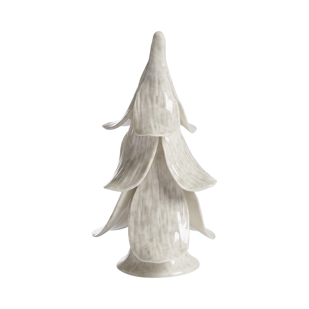 En julgran i vit keramik liten modell från Mogihome.