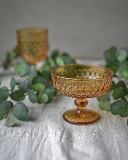Coupéglas Elly bärnsten